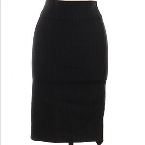 Zara Skirt . Midi Skirt . Striped skirt